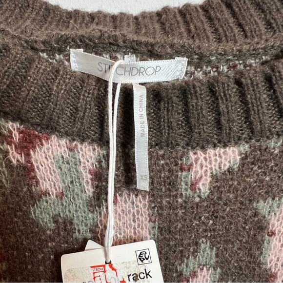 NWT Nordstrom StitchDrop XS Oversized Knit Sweater Dress - Picture 8 of 11